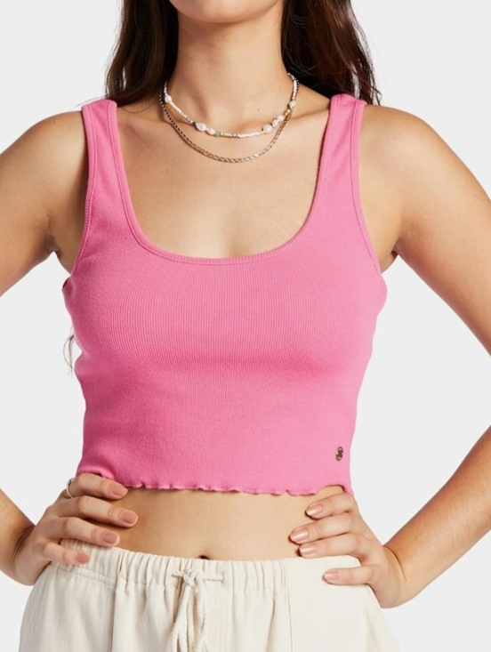 Roxy Tops - Roxy Keep It Wavy Tank Hot Pink Women's XL NWT